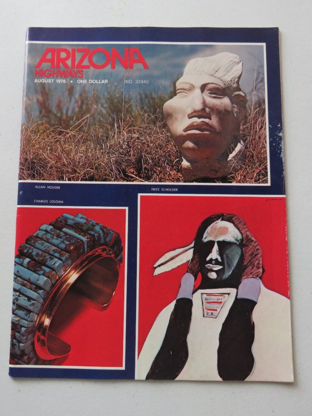 Arizona Highways Vintage Magazine August 1976 Issue